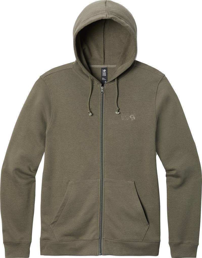 MHW Logo Full Zip Hoody - Mens - Stone Green 1