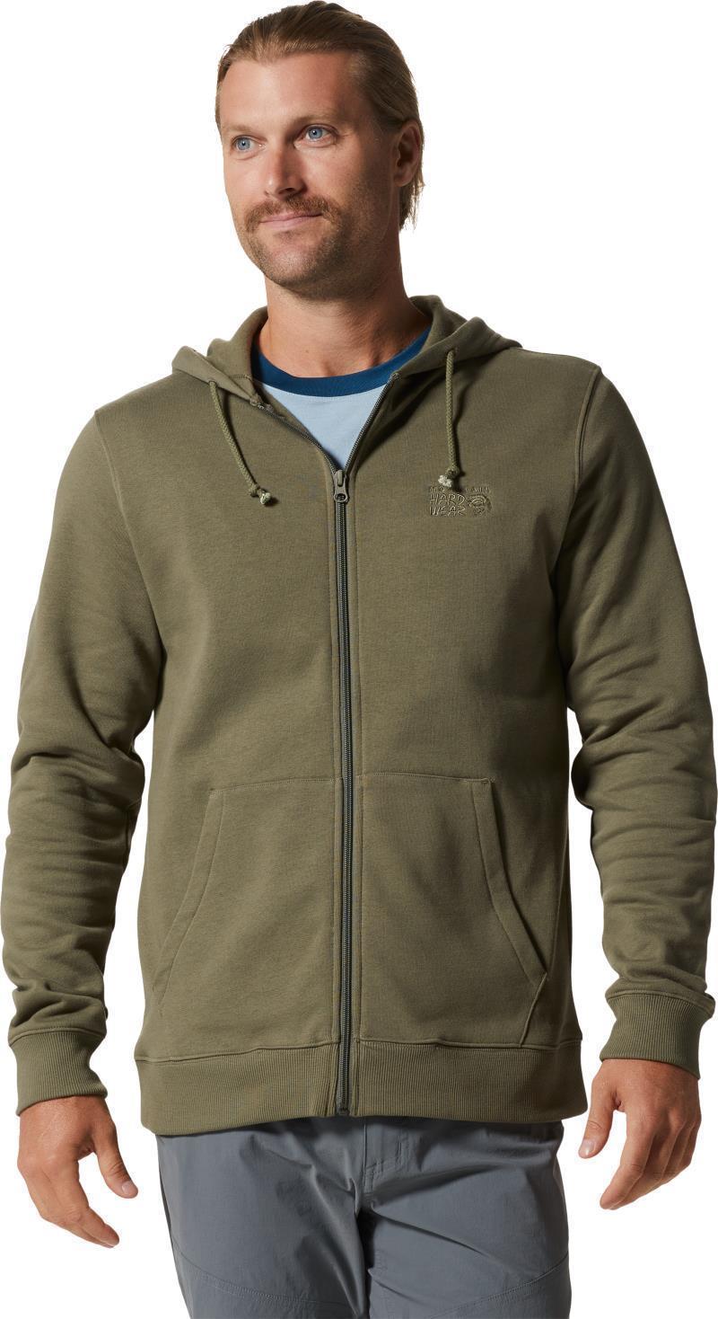 MHW Logo Full Zip Hoody - Mens - Stone Green 2