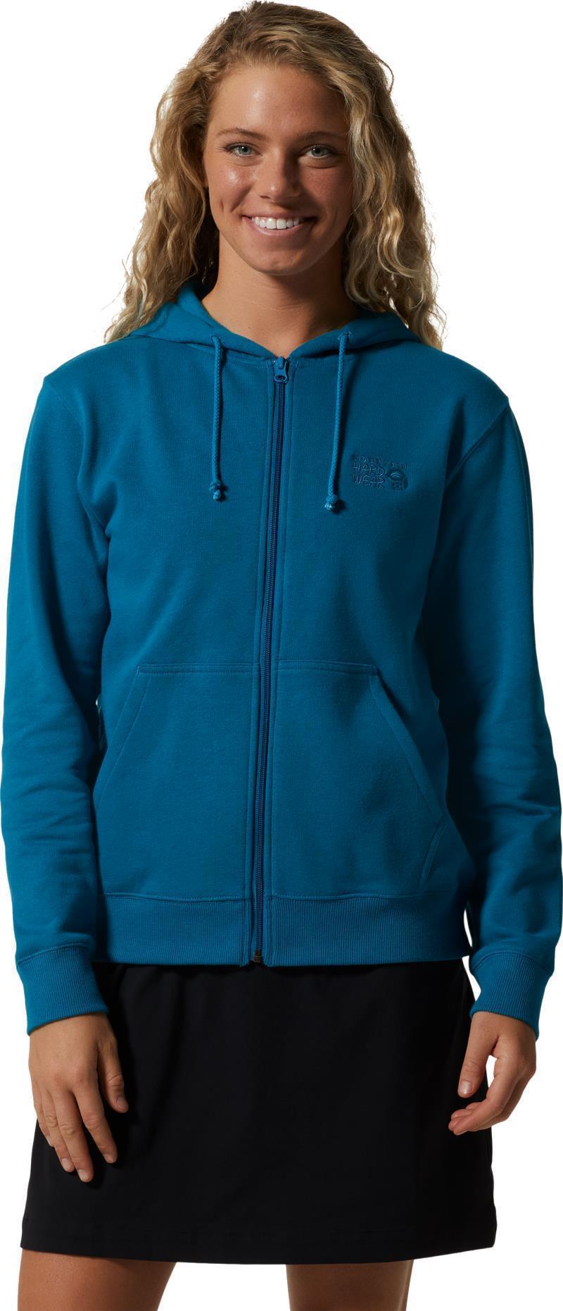 MHW Logo Full Zip Hoody - Womens - Vinson Blue 1