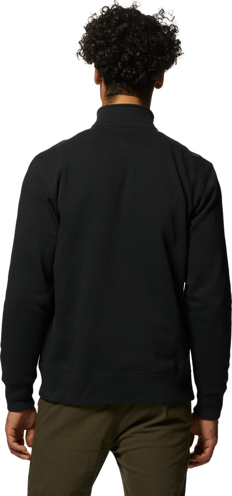 MHW Logo Half Zip - Mens - Black 3