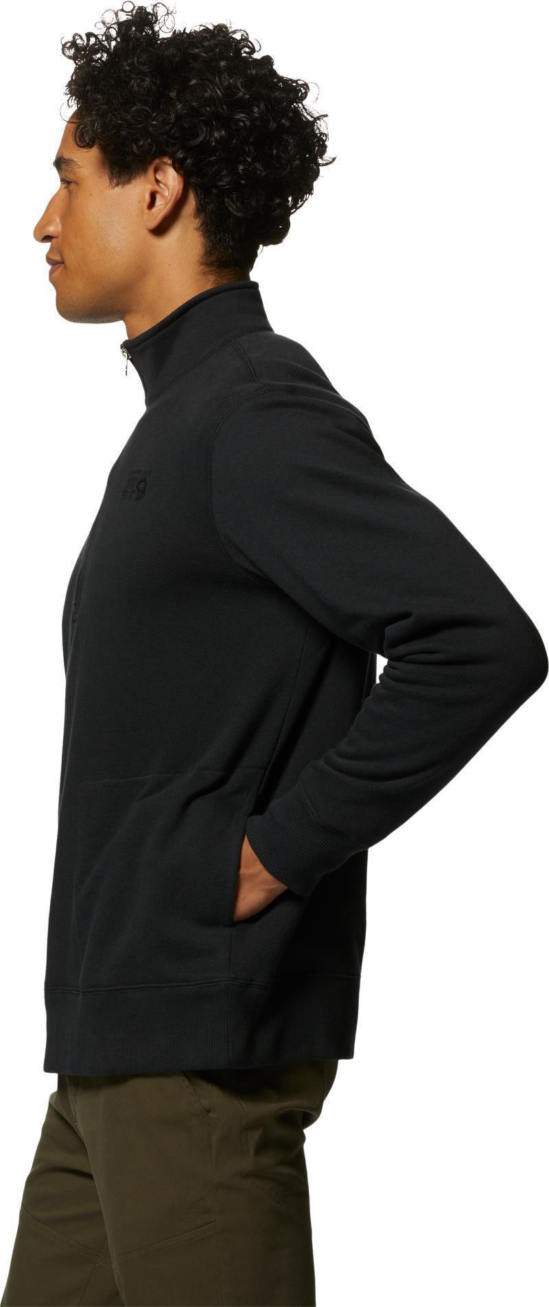 MHW Logo Half Zip - Mens - Black 4
