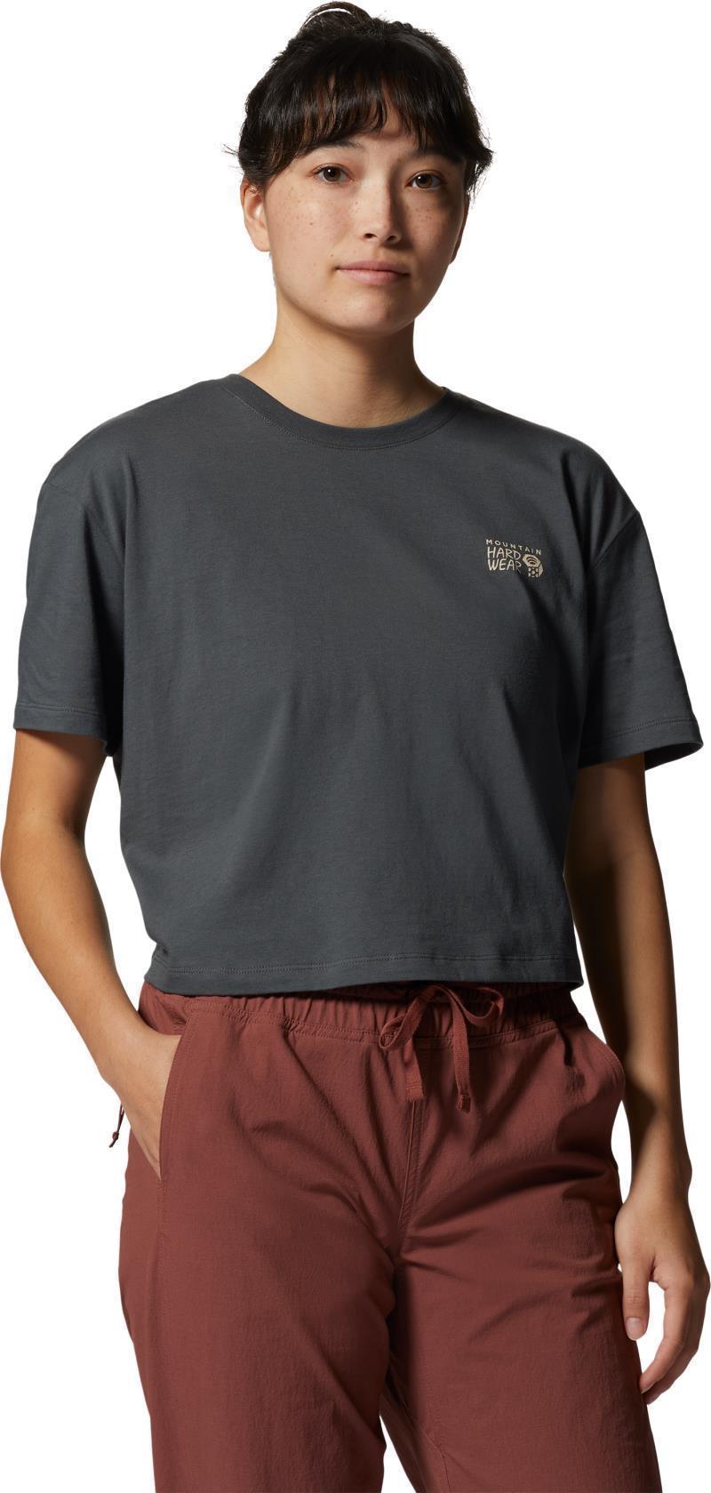 MHW Logo in a Box Crop SS - Womens - Volcanic 1
