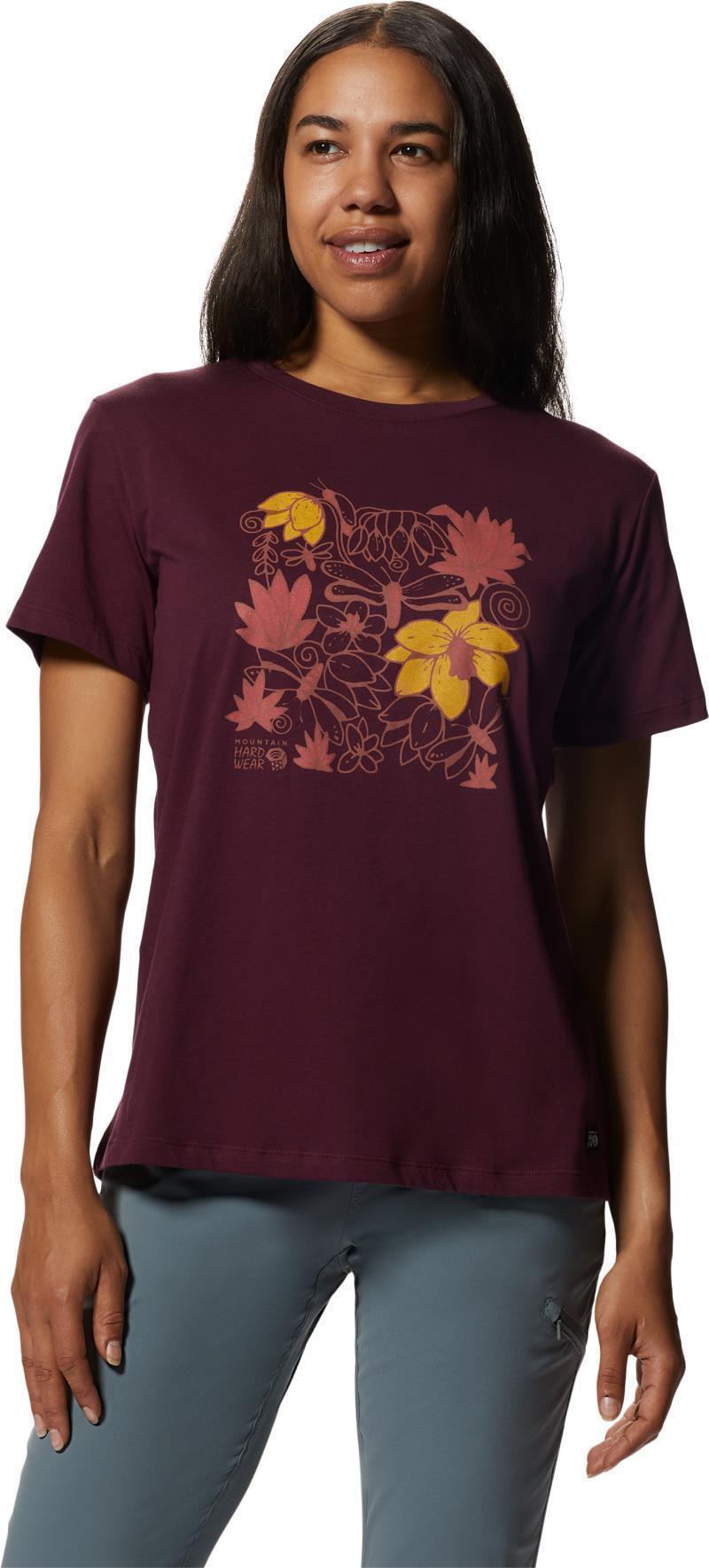 MHW Logo in a Box SS - Womens - Cocoa Red 1