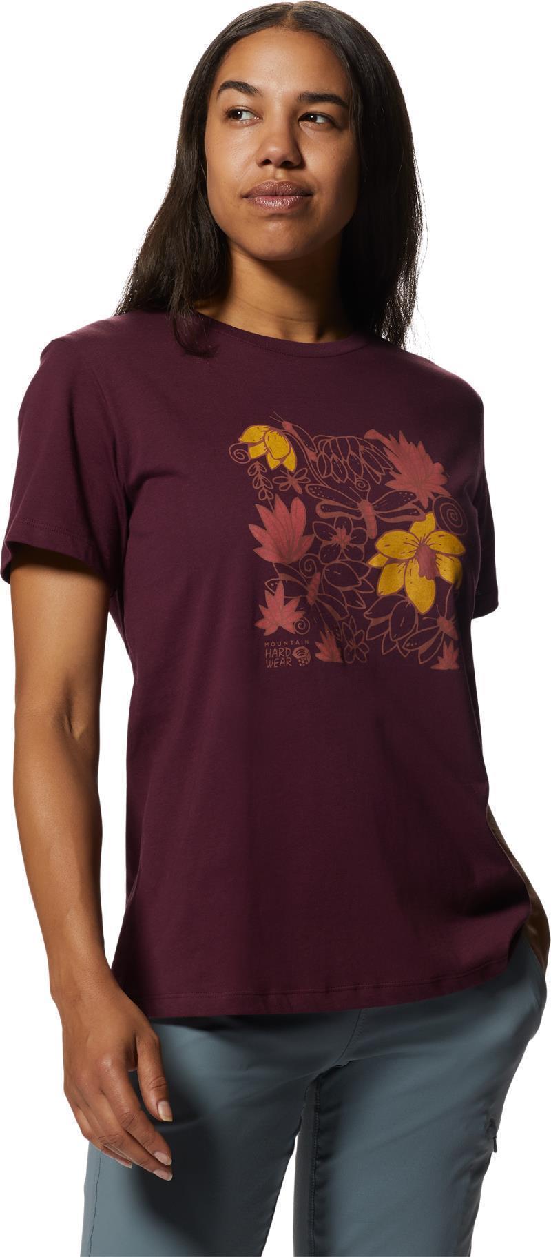 MHW Logo in a Box SS - Womens - Cocoa Red 2