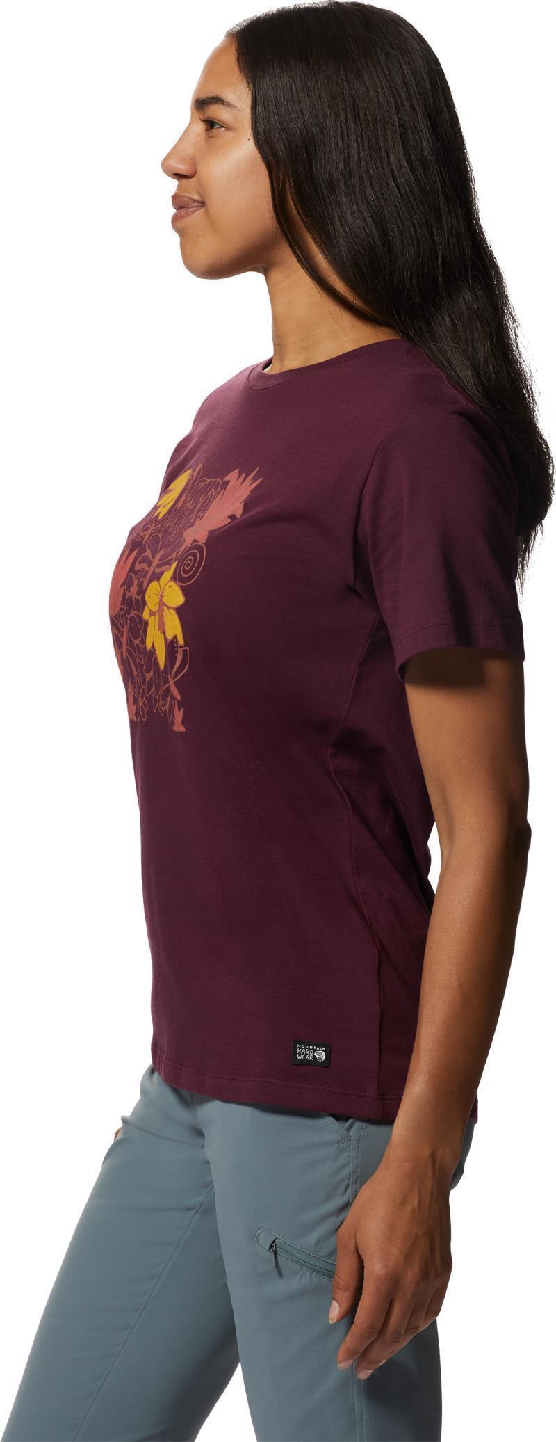 MHW Logo in a Box SS - Womens - Cocoa Red 3