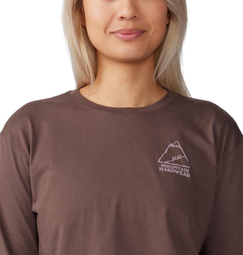 MHW Mountain Boxy Crop LS - Womens - Carob 5