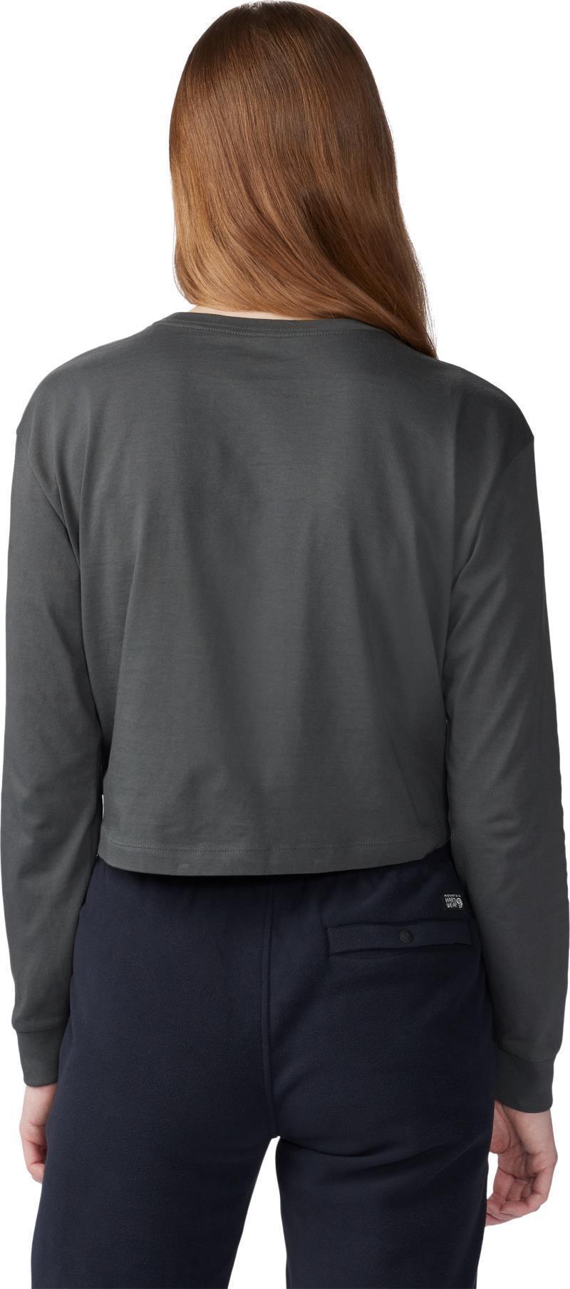 MHW Mountain Boxy Crop LS - Womens - Volcanic 4