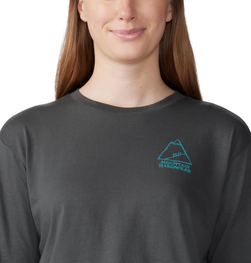 MHW Mountain Boxy Crop LS - Womens - Volcanic 5
