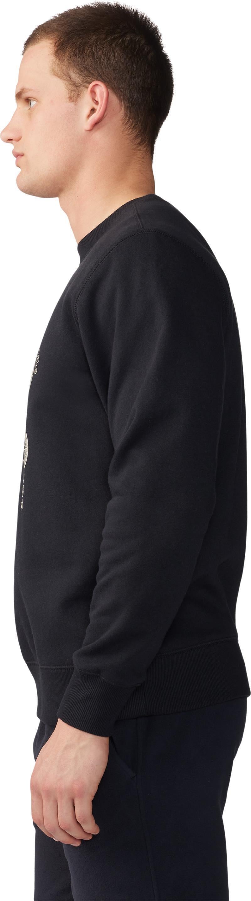 Metatrons Cube Pullover Crew - Mens - Black 3
