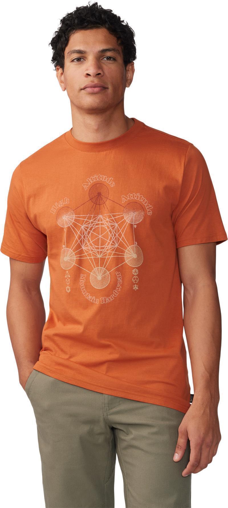 Metatrons Cube SS - Mens - Raw Carnelian 2