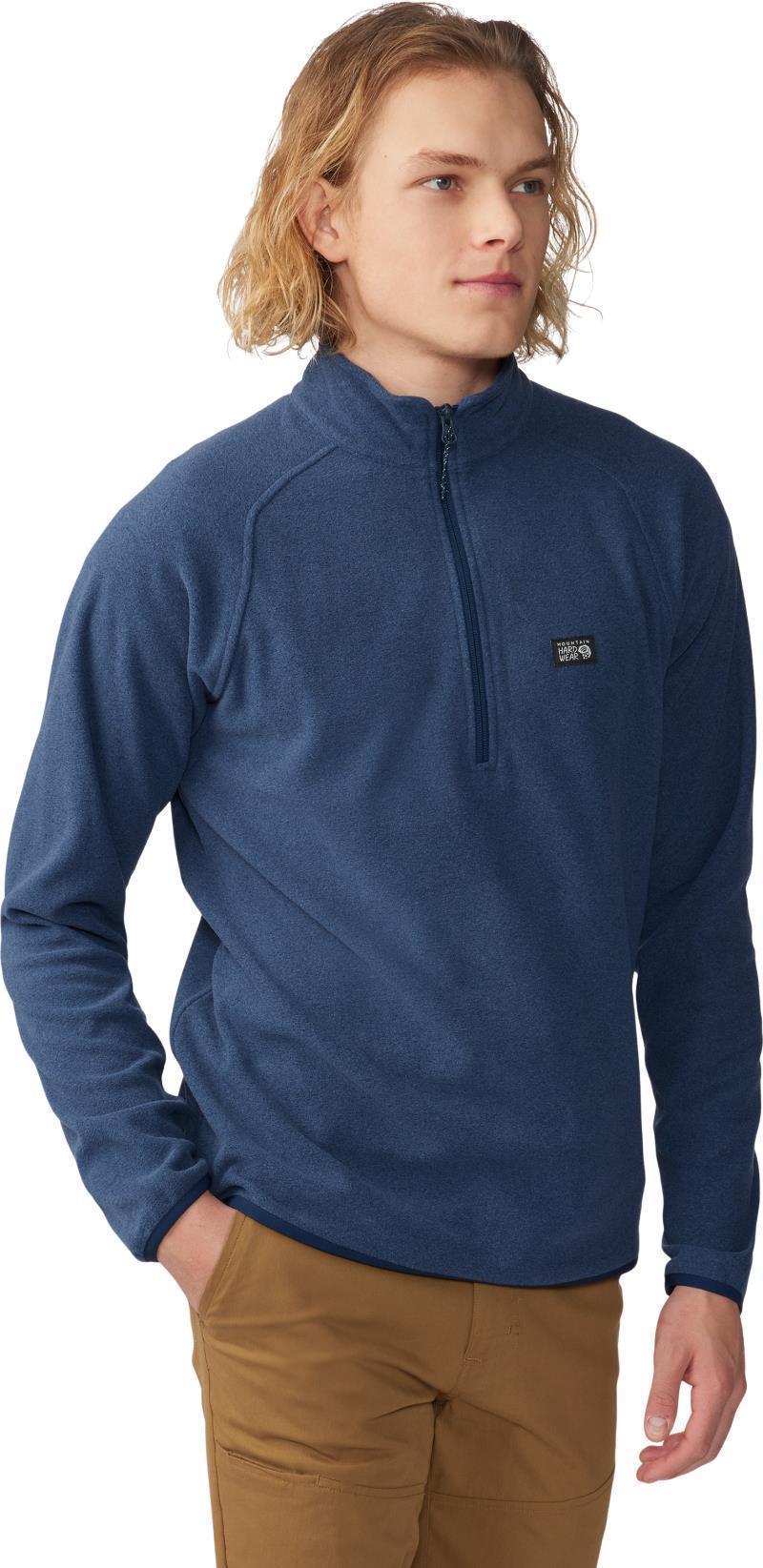 Microchill 1/4 Zip Pullover - Mens - Hardwear Navy Heather 2