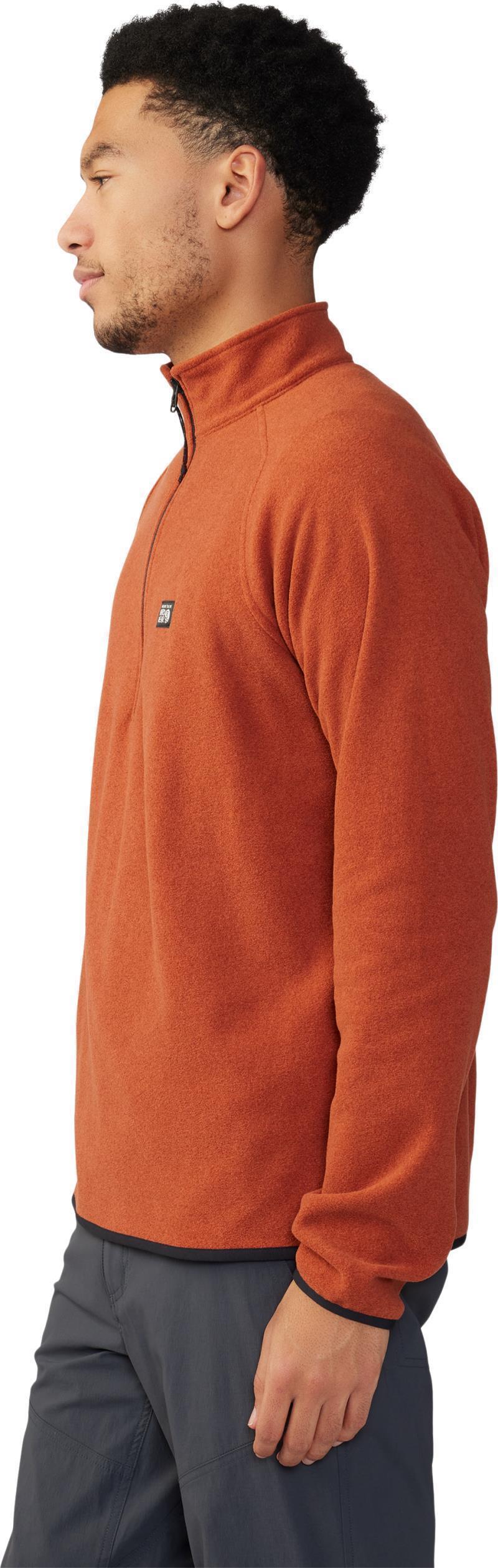 Microchill 1/4 Zip Pullover - Mens - Iron Oxide Heather 3