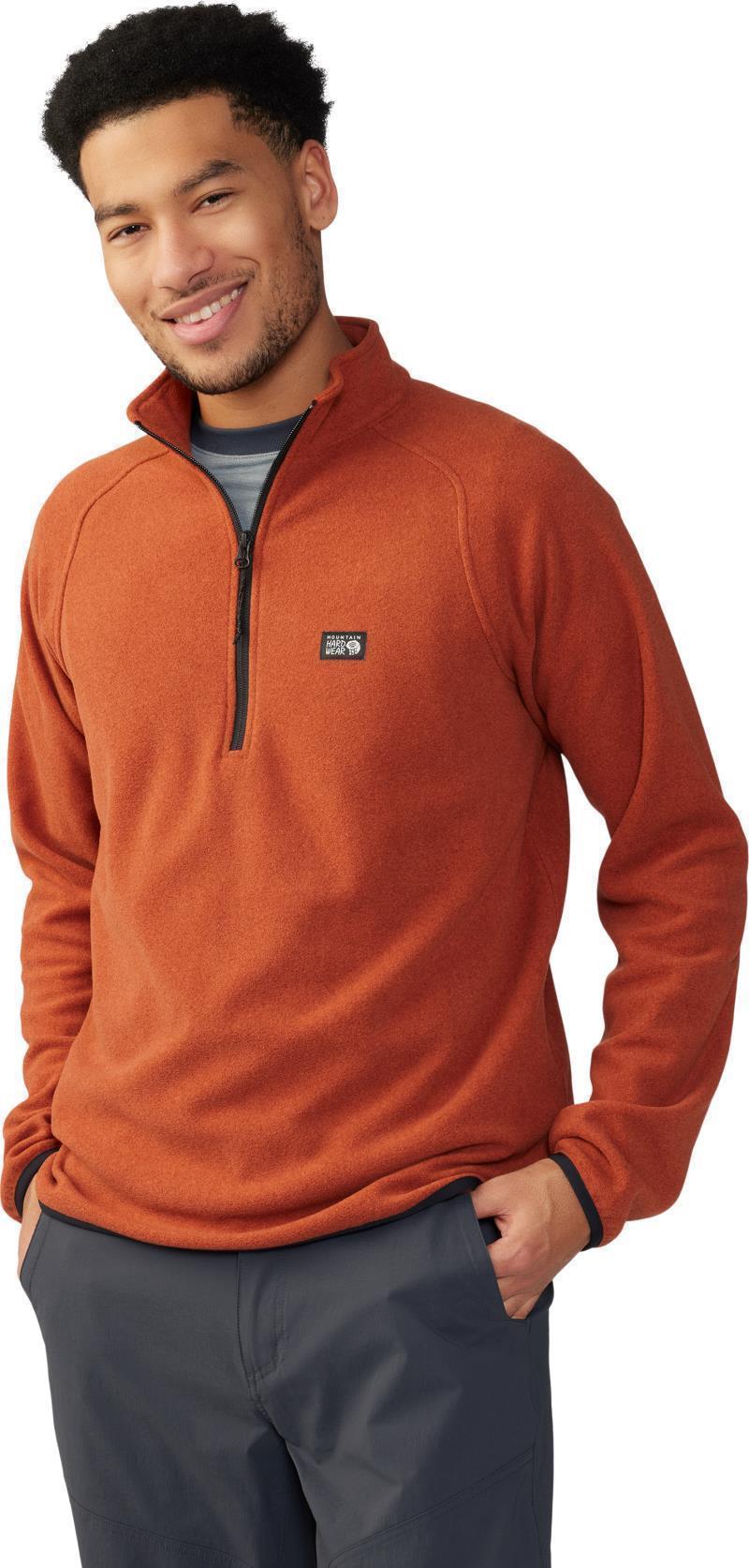 Microchill 1/4 Zip Pullover - Mens - Iron Oxide Heather 5