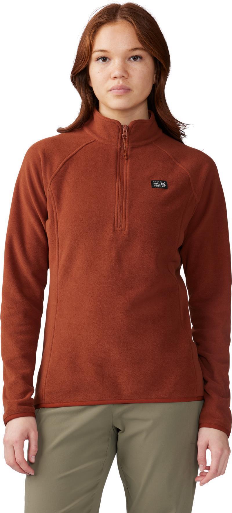 Microchill 1/4 Zip Pullover - Womens - Iron Oxide 1