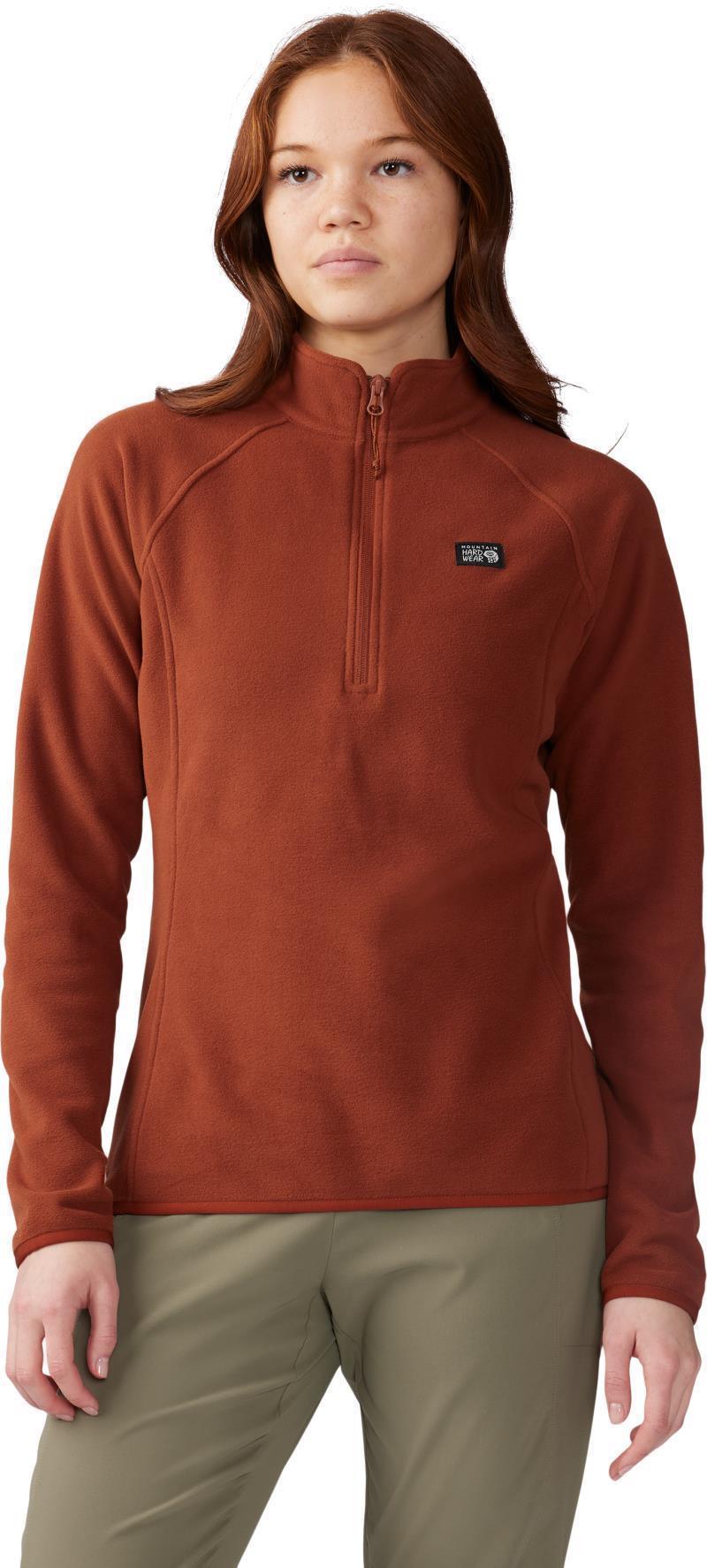Microchill 1/4 Zip Pullover - Womens - Iron Oxide 2