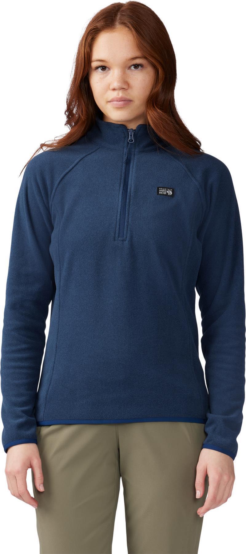 Microchill 1/4 Zip Pullover - Womens - Outer Dark Heather 1