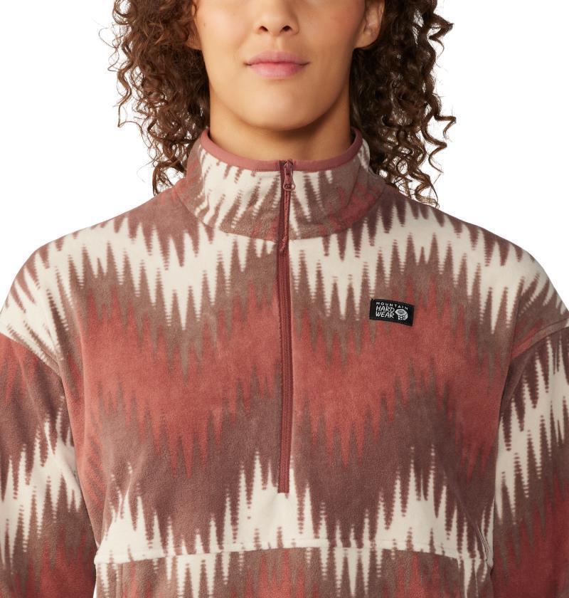 Microchill Pullover - Womens - Clay Earth Zig Zag Print 6