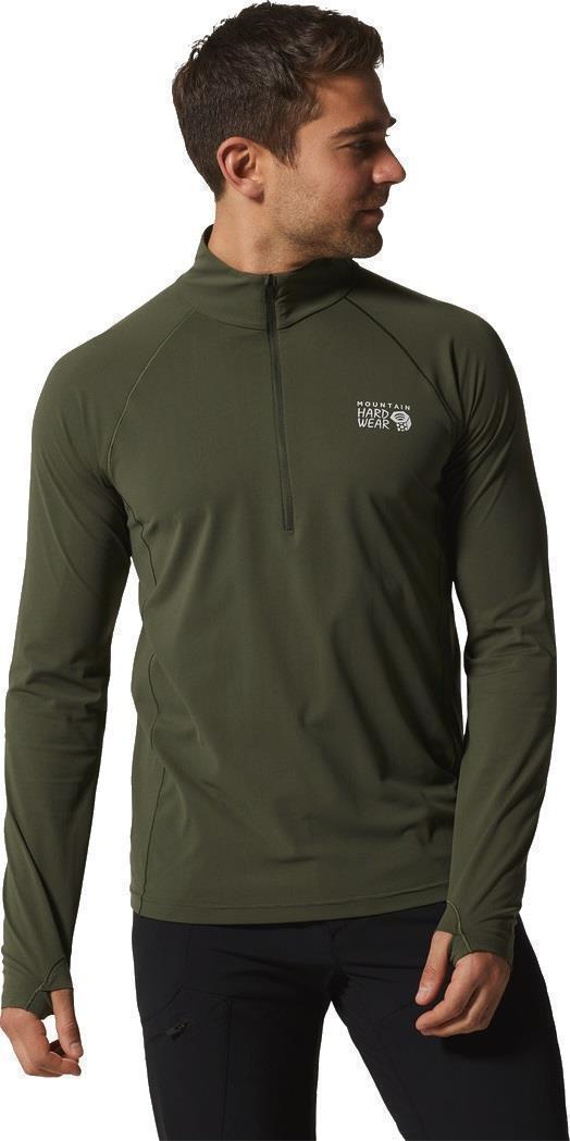 Mountain Stretch Half Zip - Mens - Surplus Green 1