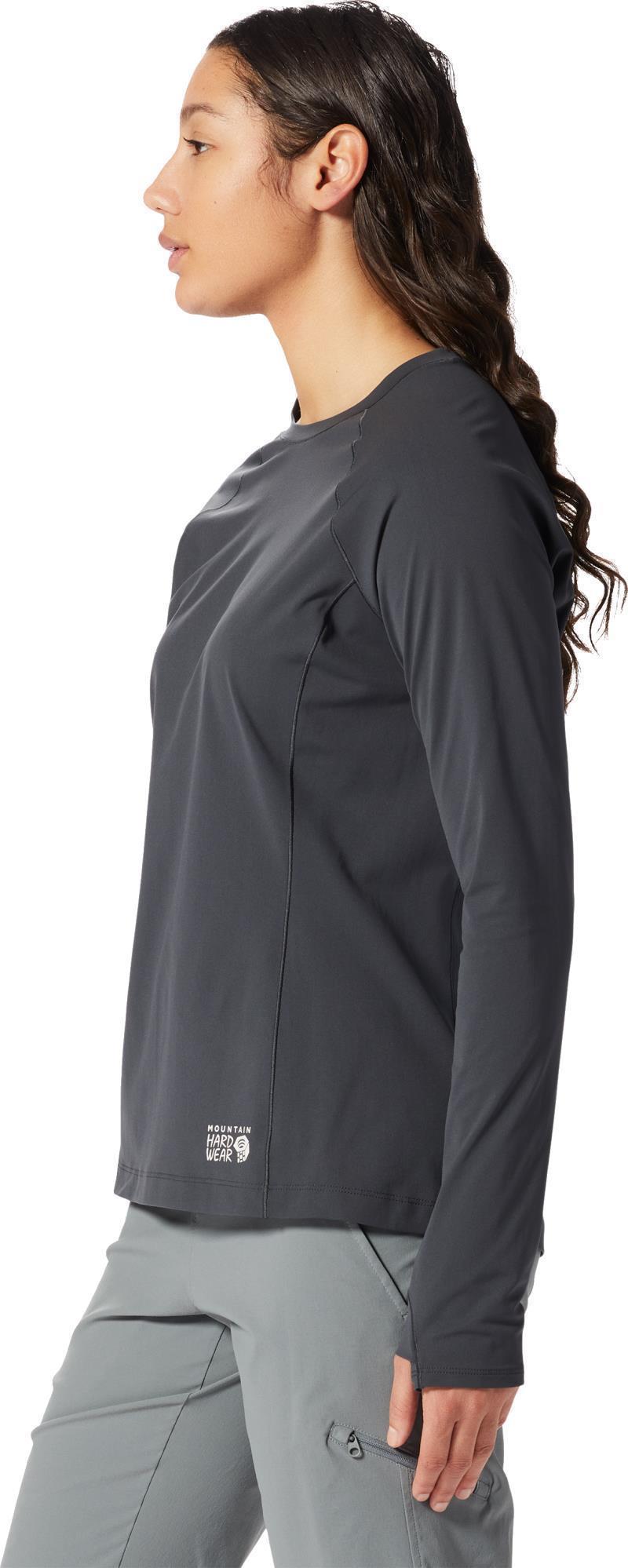 Mountain Stretch LS Crew - Womens - Black 2