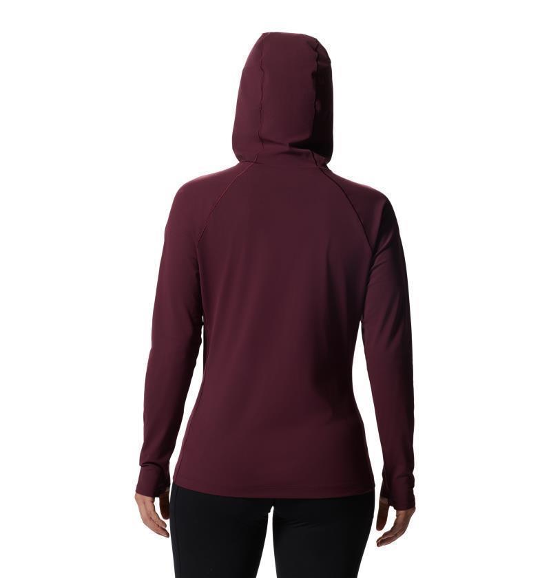 Mountain Stretch LS Hoody - Womens - Cocoa Red 2