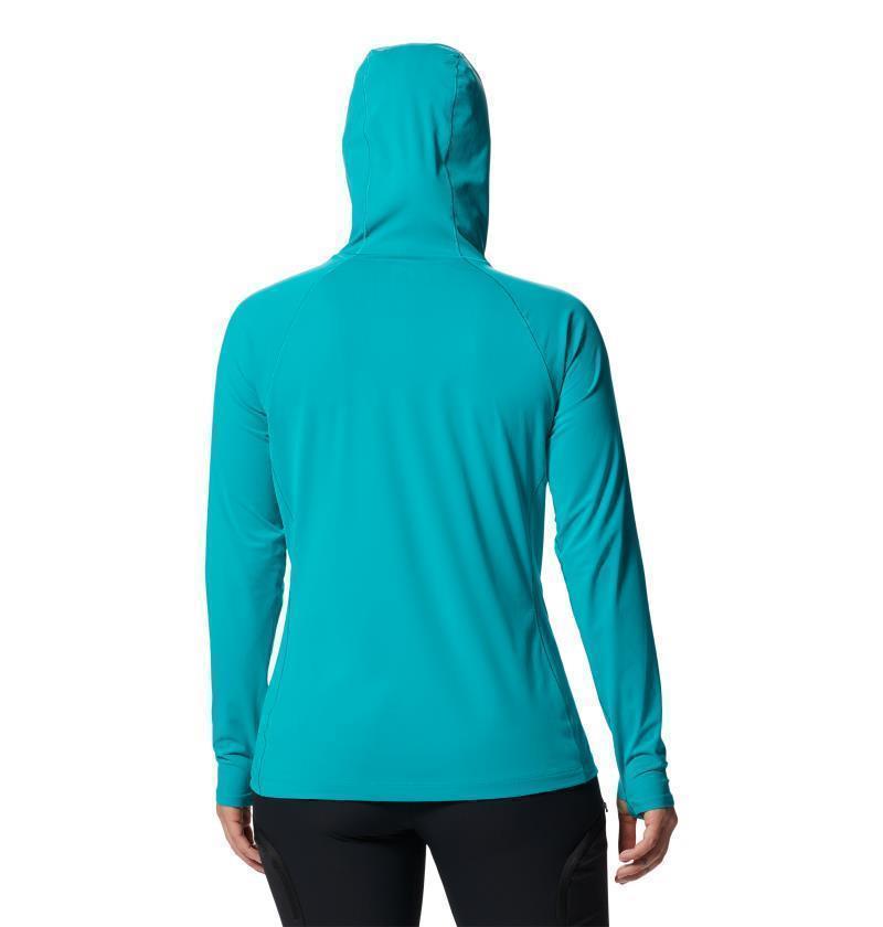 Mountain Stretch LS Hoody - Womens - Synth Green 2