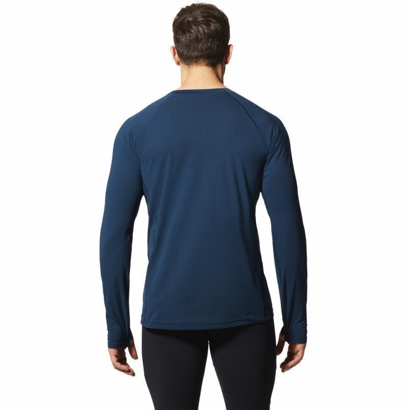 Mountain Stretch LS - Mens - Hardwear Navy 2
