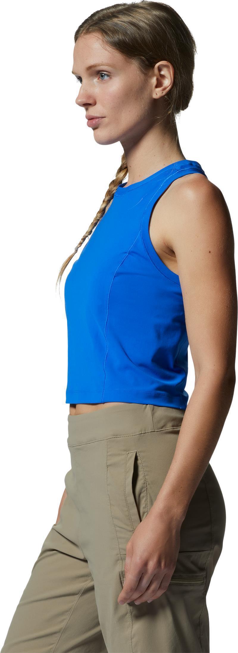 Mountain Stretch Tanklette - Womens - Bright Island Blue 2