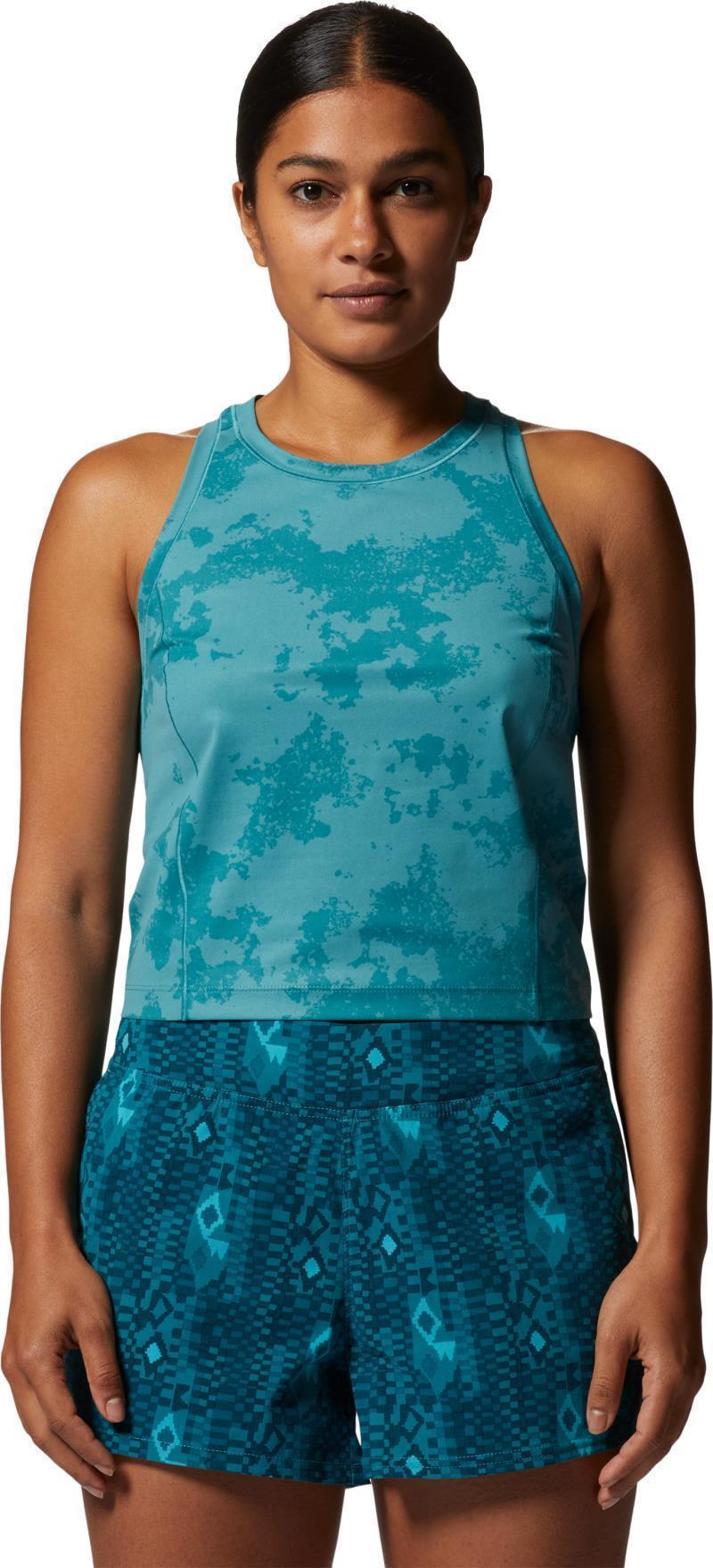 Mountain Stretch Tanklette - Womens - Palisades Scatter Dye Print 1