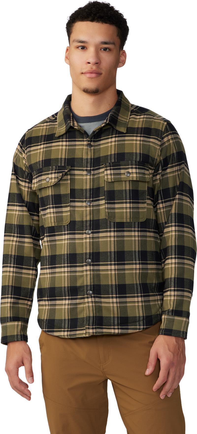 Outpost LS Lined Shirt - Mens - Combat Green Hot Spring Plaid 1
