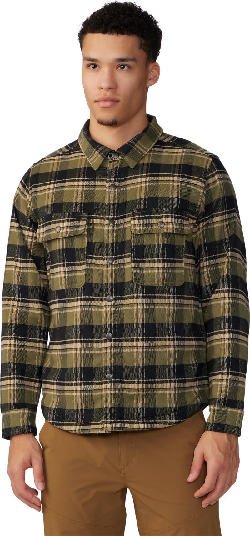 Outpost LS Lined Shirt - Mens - Combat Green Hot Spring Plaid 2