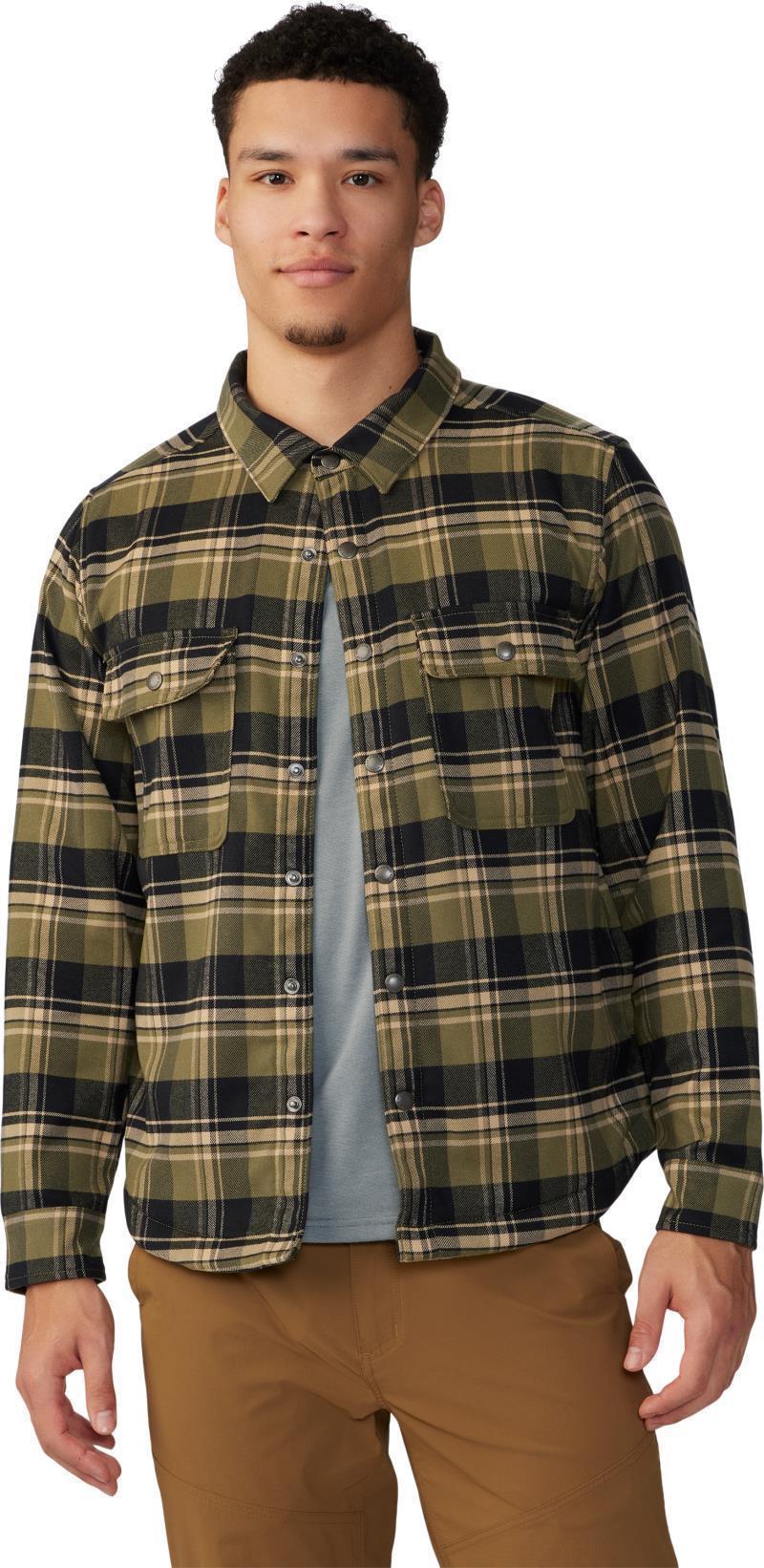 Outpost LS Lined Shirt - Mens - Combat Green Hot Spring Plaid 5