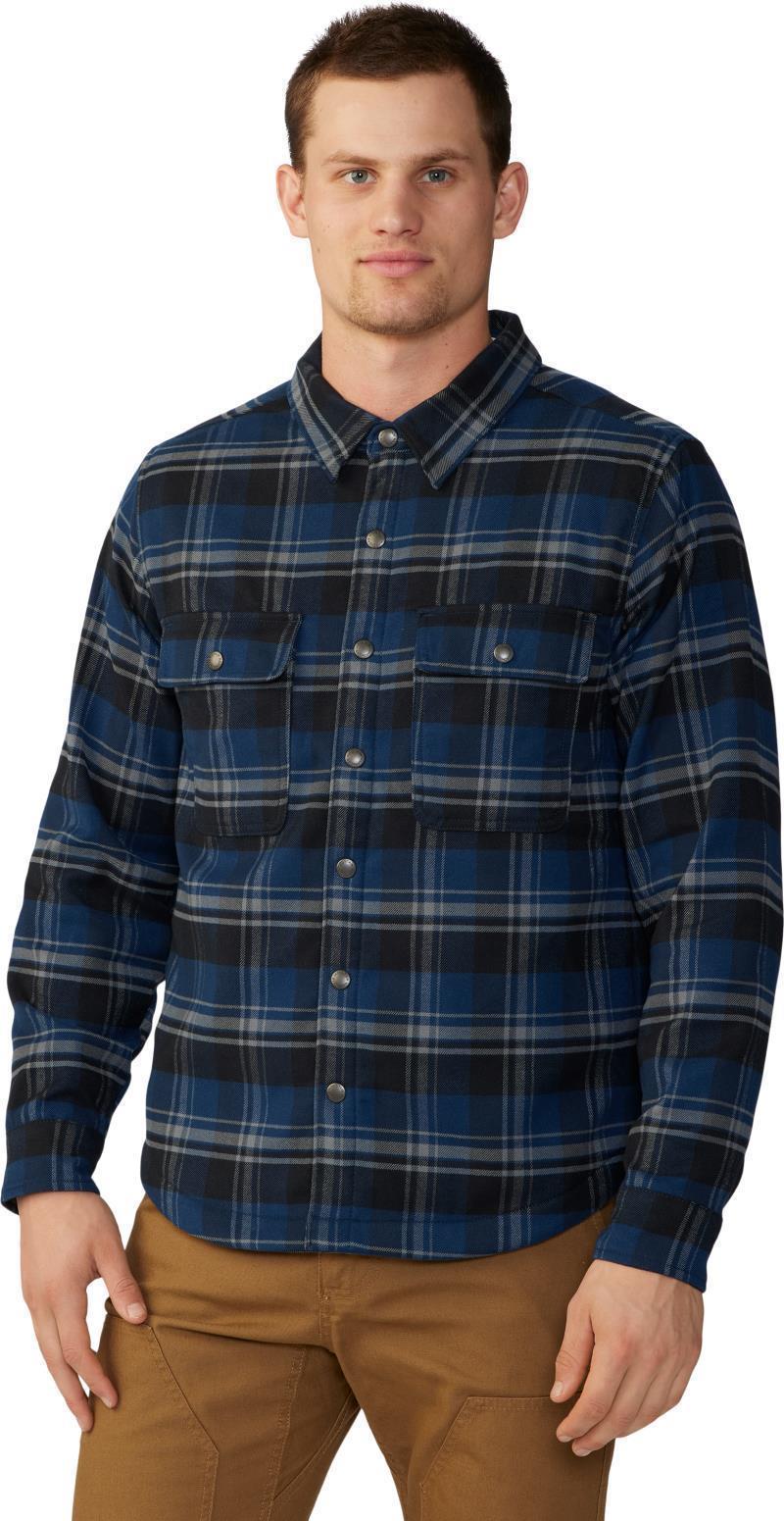 Outpost LS Lined Shirt - Mens - Hardwear Navy Hot Sprint Plaid 2