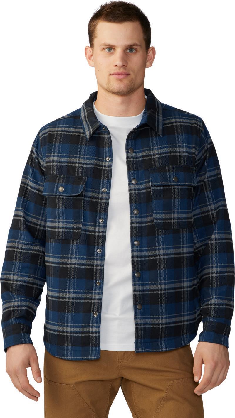 Outpost LS Lined Shirt - Mens - Hardwear Navy Hot Sprint Plaid 5