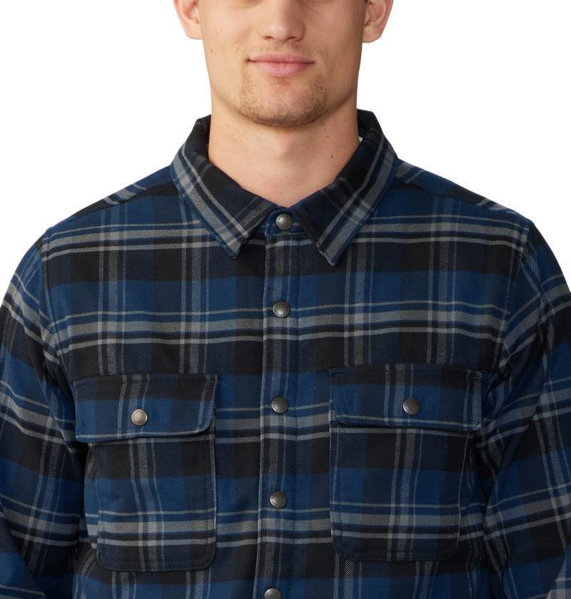 Outpost LS Lined Shirt - Mens - Hardwear Navy Hot Sprint Plaid 7
