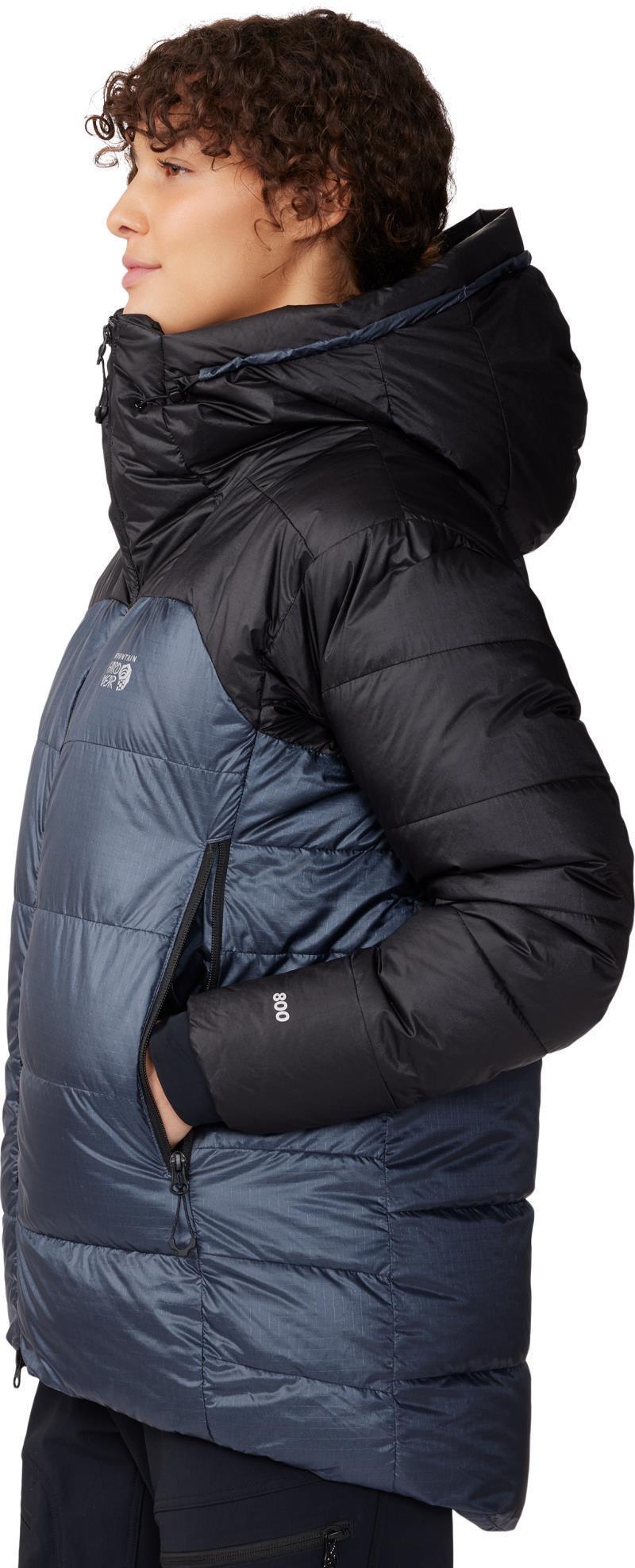 Phantom Belay Down Parka - Womens - Blue Slate / Black 3