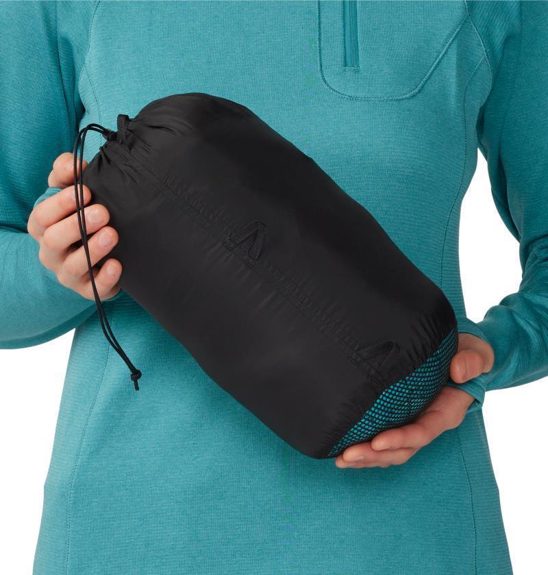 Phantom Belay Down Parka - Womens - Synth Green / Black 10