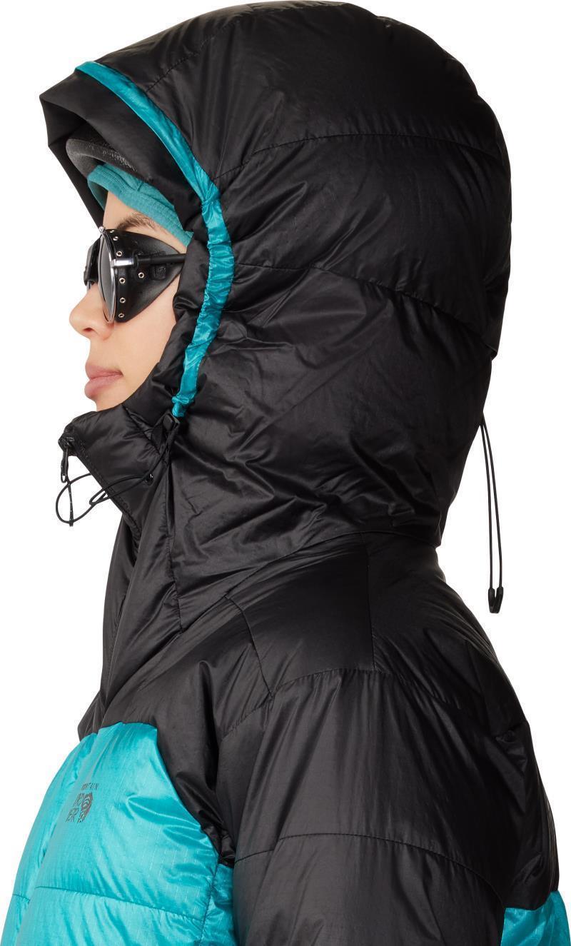 Phantom Belay Down Parka - Womens - Synth Green / Black 8