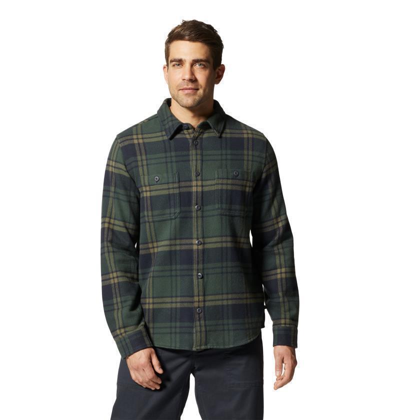 Plusher LS Shirt - Mens - Black Spruce Bonfire Plaid 1