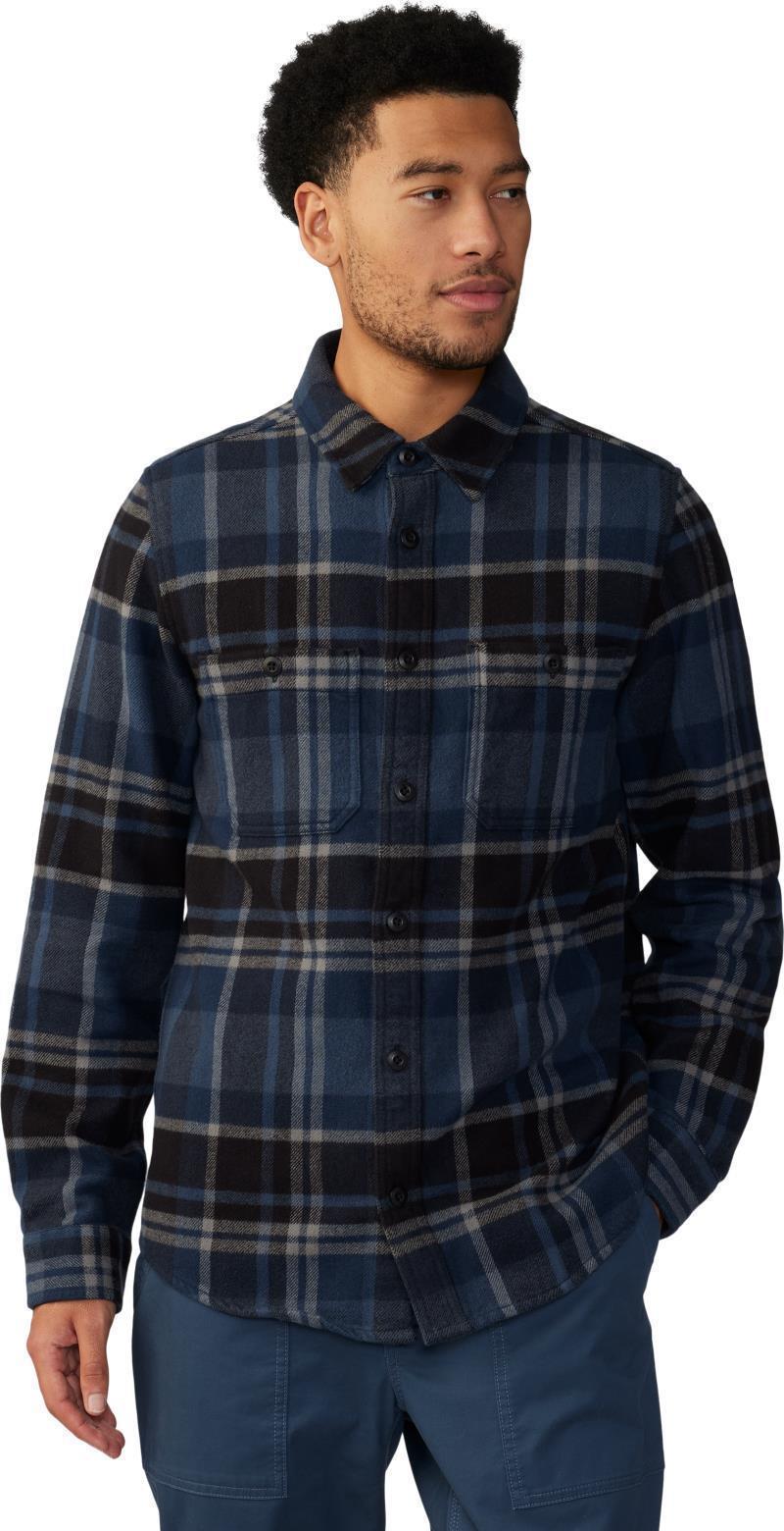 Plusher LS Shirt - Mens - Hardwear Navy Amsterdam Plaid 2