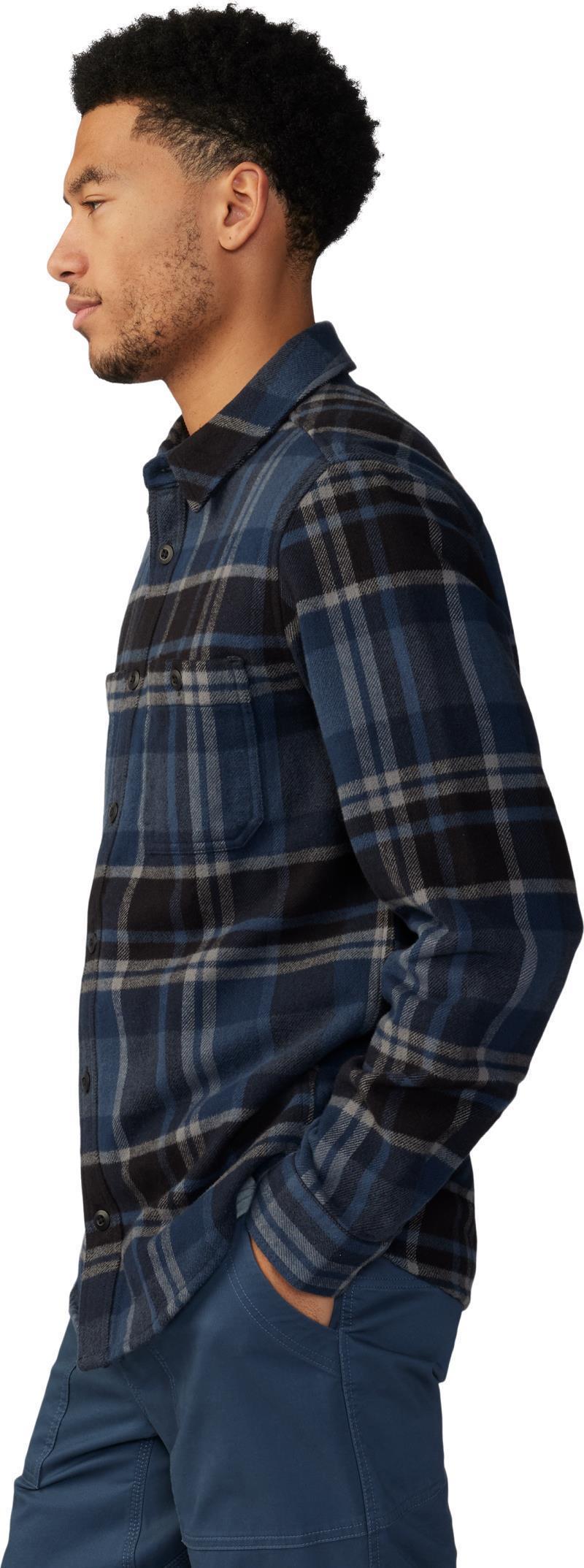 Plusher LS Shirt - Mens - Hardwear Navy Amsterdam Plaid 3