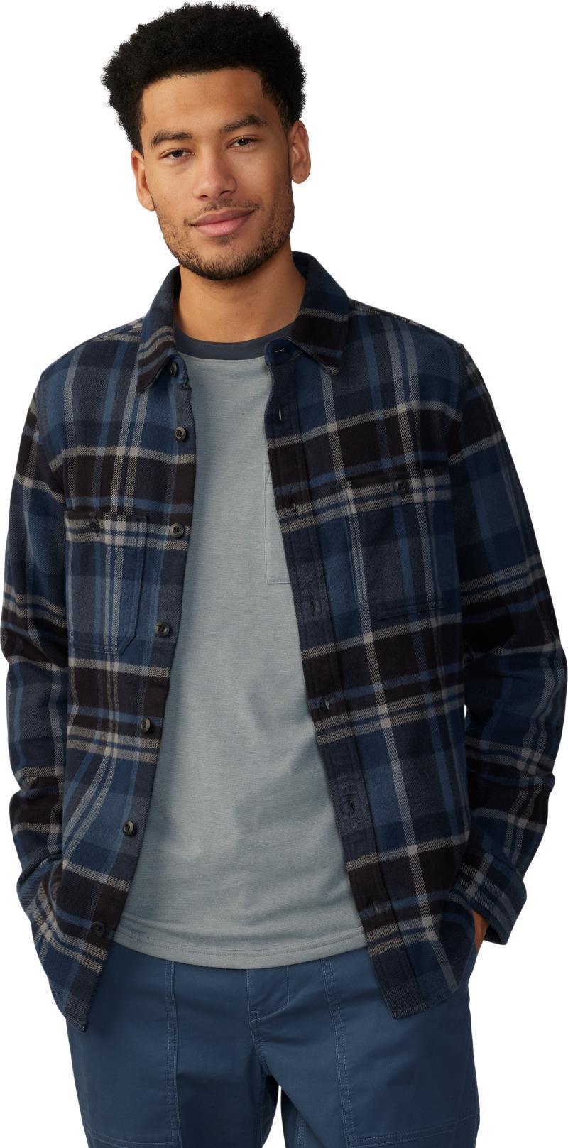 Plusher LS Shirt - Mens - Hardwear Navy Amsterdam Plaid 6