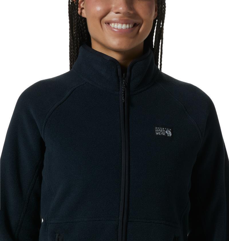 Polartec Double Brushed Full Zip Jacket - Womens - black 1
