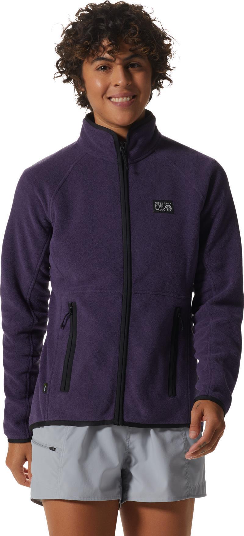 Polartec Double Brushed Full Zip Jacket - Womens - night iris heather 1