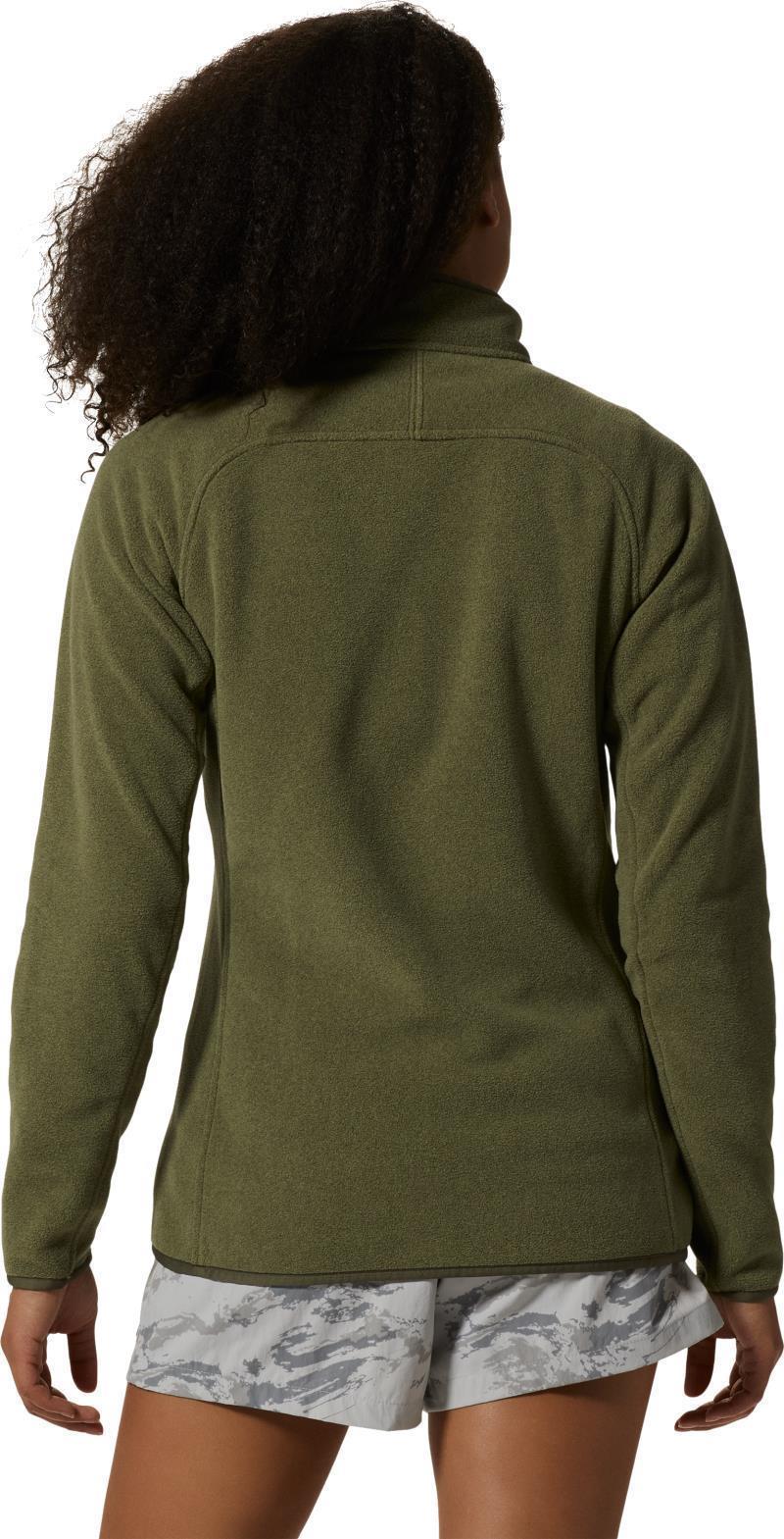 Polartec Double Brushed Full Zip Jacket - Womens - stone green heather 1