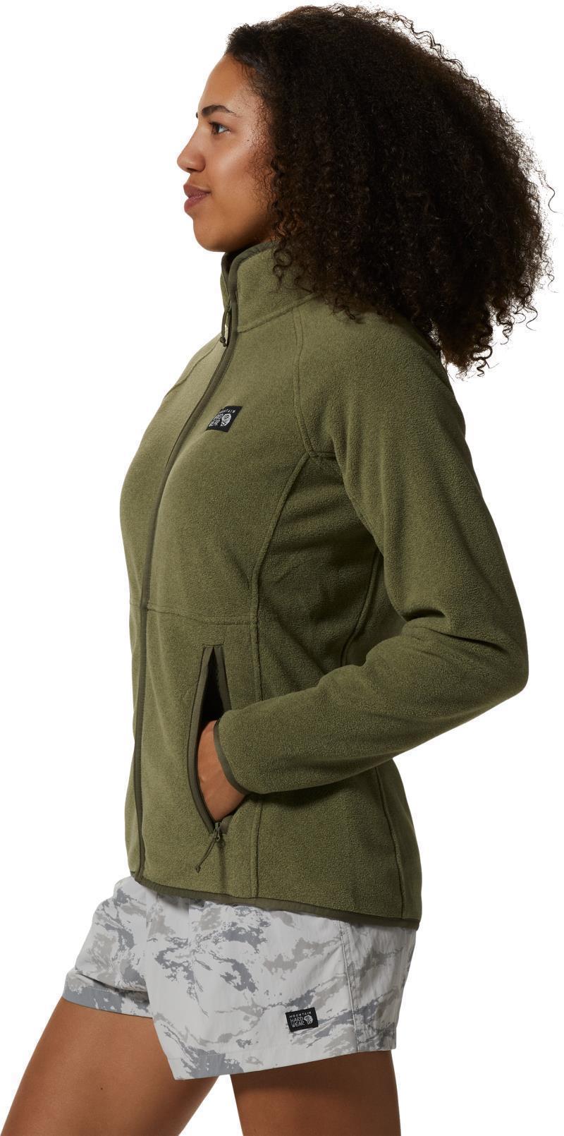 Polartec Double Brushed Full Zip Jacket - Womens - stone green heather 1