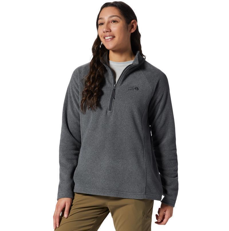 Polartec Microfleece 1/4 Zip - Womens - Foil Grey Heather 2