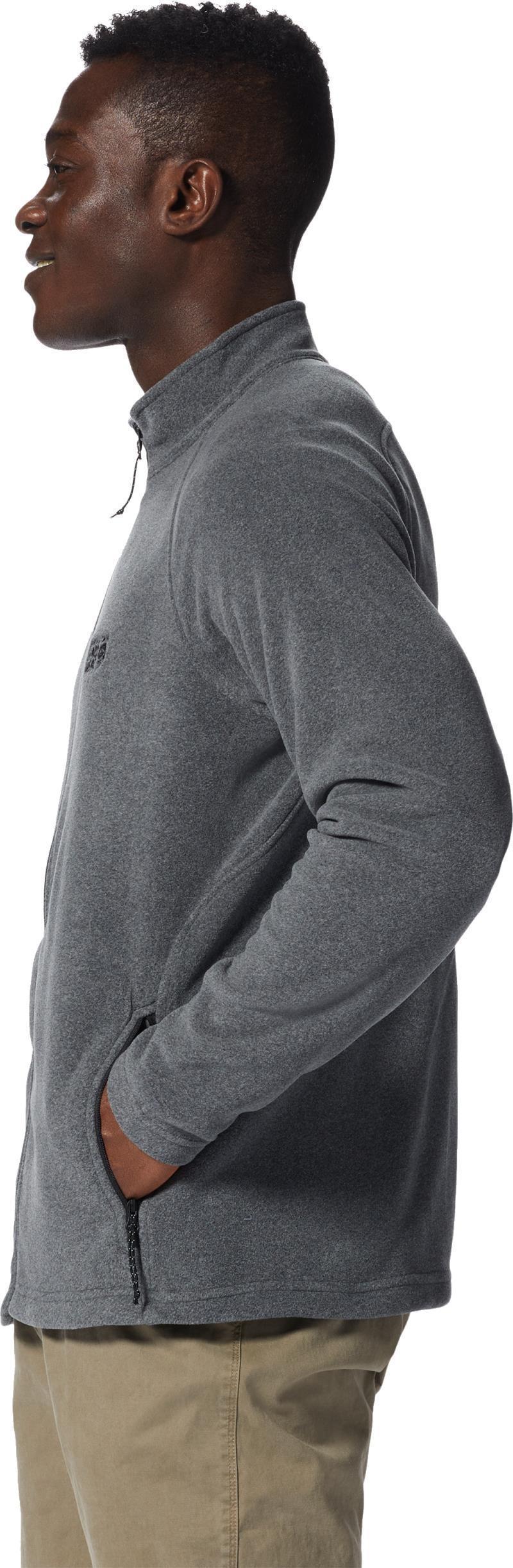 Polartec Microfleece Full Zip - Mens - Foil Grey Heather 3