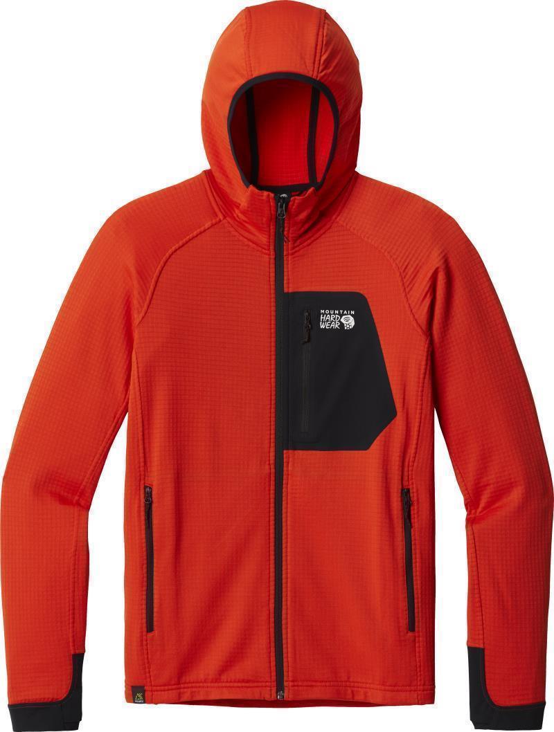 Polartec Power Grid Full Zip Hoody - Mens - state orange 1
