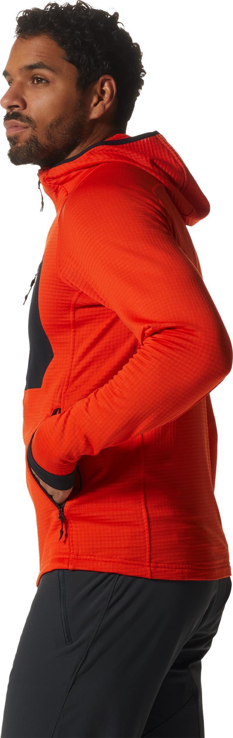 Polartec Power Grid Full Zip Hoody - Mens - state orange 1