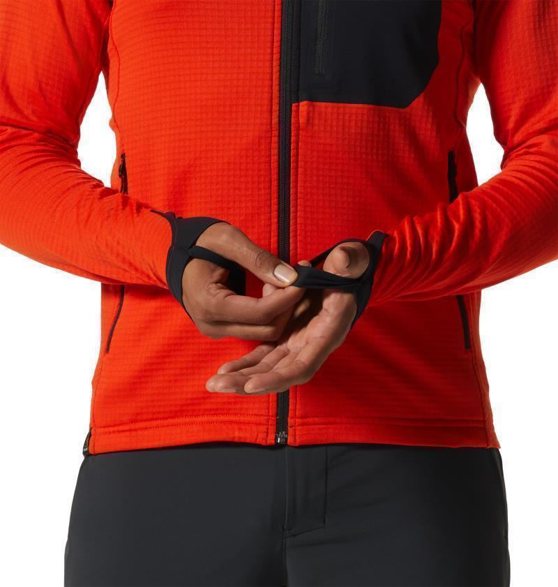Polartec Power Grid Full Zip Hoody - Mens - state orange 1